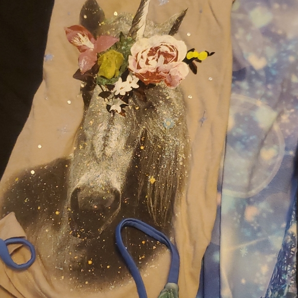 14-16 Girls Lot, 7 leggings, bathing suit, shirt - Picture 4 of 4